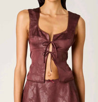 Nia - Vineland Satin Sheen Top
