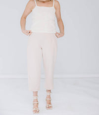 Lingua Franca - Crochet Flower Tank Top