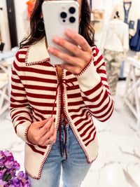 Sunday Edition - Women's Striped Cardigan