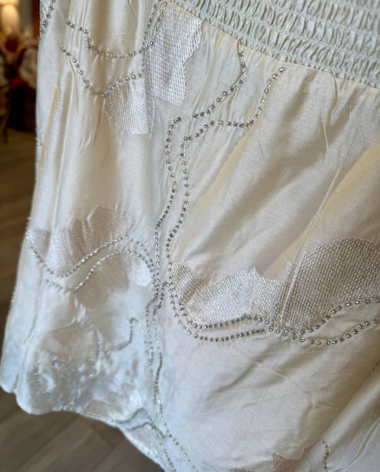 Ciebon - Women's Beaded Mini Skirt