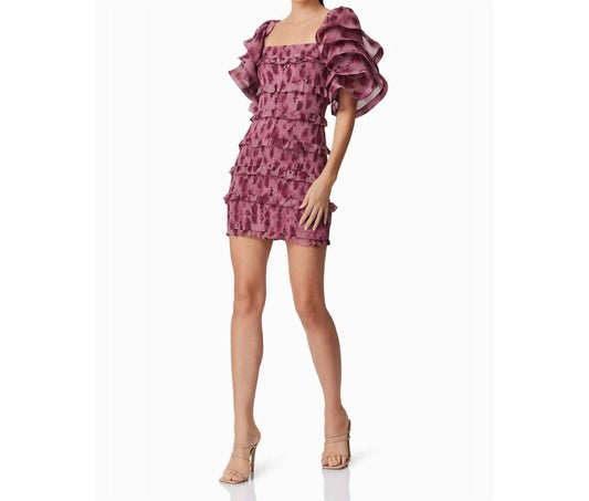 Elliatt - Monica Ruffled Mini Dress