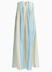 SIGNIFICANT OTHER Juniper Maxi Dress in saffron stripe - women's dress - detail view