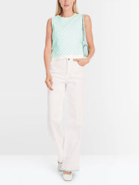 Marc Cain - Knitted Germany Sleeveless Check Top