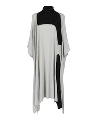 Salvatore Ferragamo - Women's High Neck Kaftan Dress With Sash Inlay