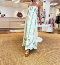 Du Paradis - Anthurium Stripe Maxi Dress