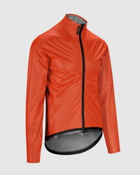 Assos Men's Quipe Targa Riding Rain Jacket in propeller orange - men's jacket - alternate view