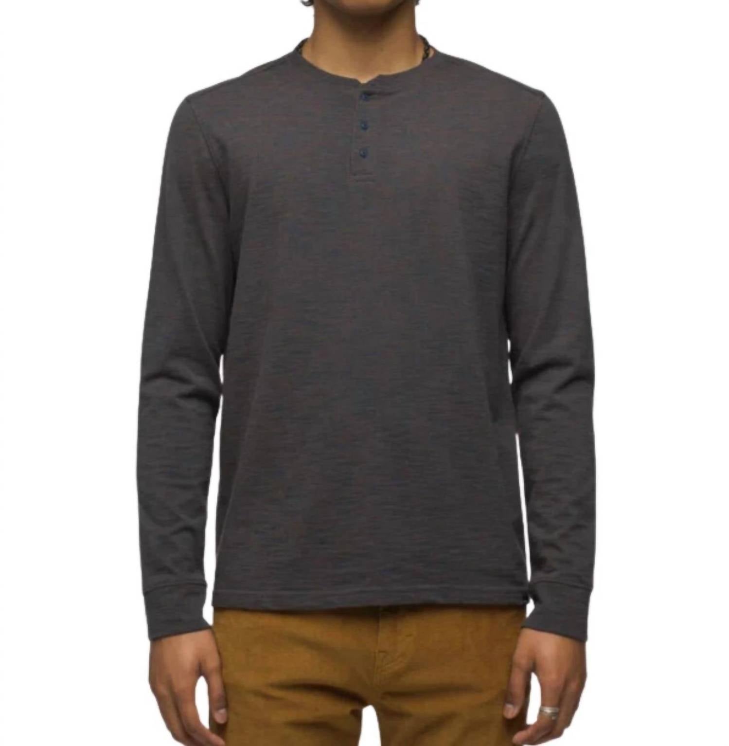 Prana - Ronnie Long Sleeve Henley Ii Top