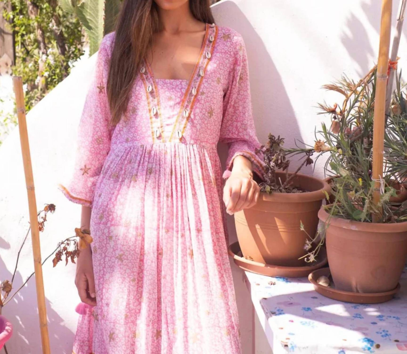 Bell By Alicia Bell - Violet Cotton Midi Dress