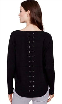 Charlie B - Plushy Knit Sweater With Front Pockets