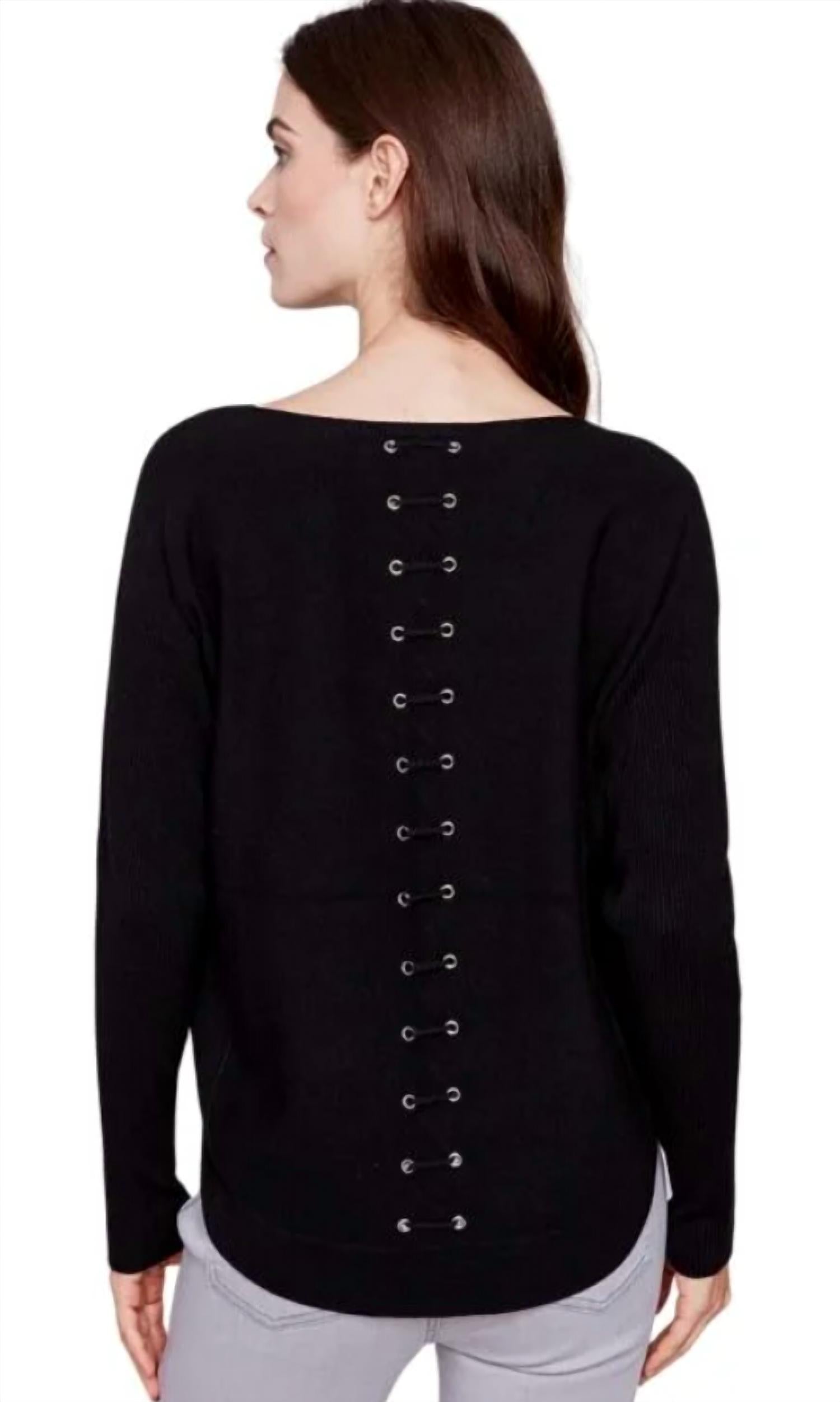 Charlie B - Plushy Knit Sweater With Front Pockets