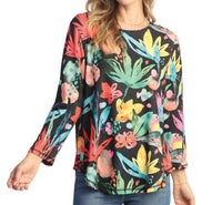 Jess & Jane - Vivid Round Neck Top