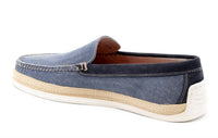 Martin Dingman - Men's Venetian Washed Canvas Loafer