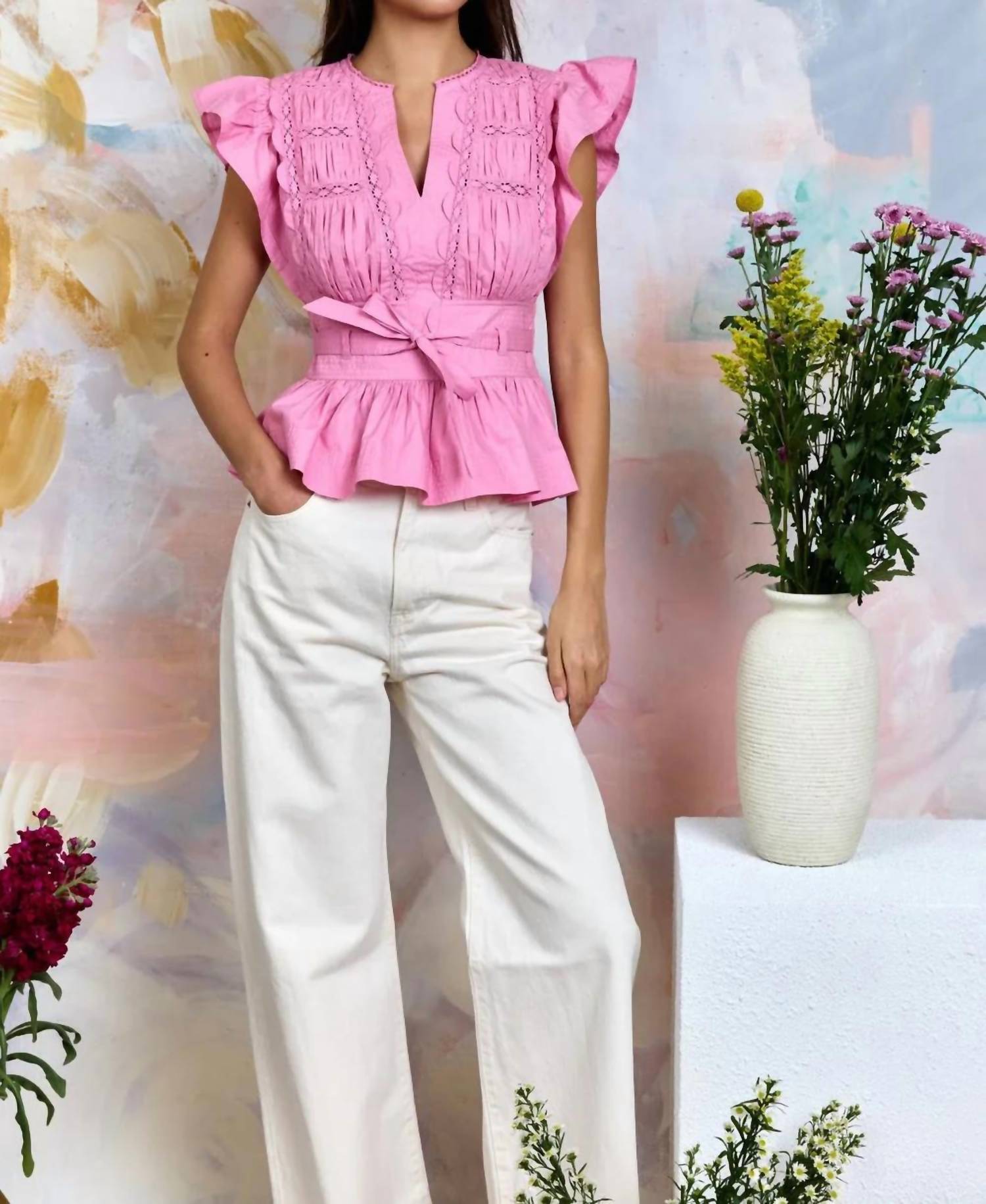 Love The Label - Madelyn V-Neck Top