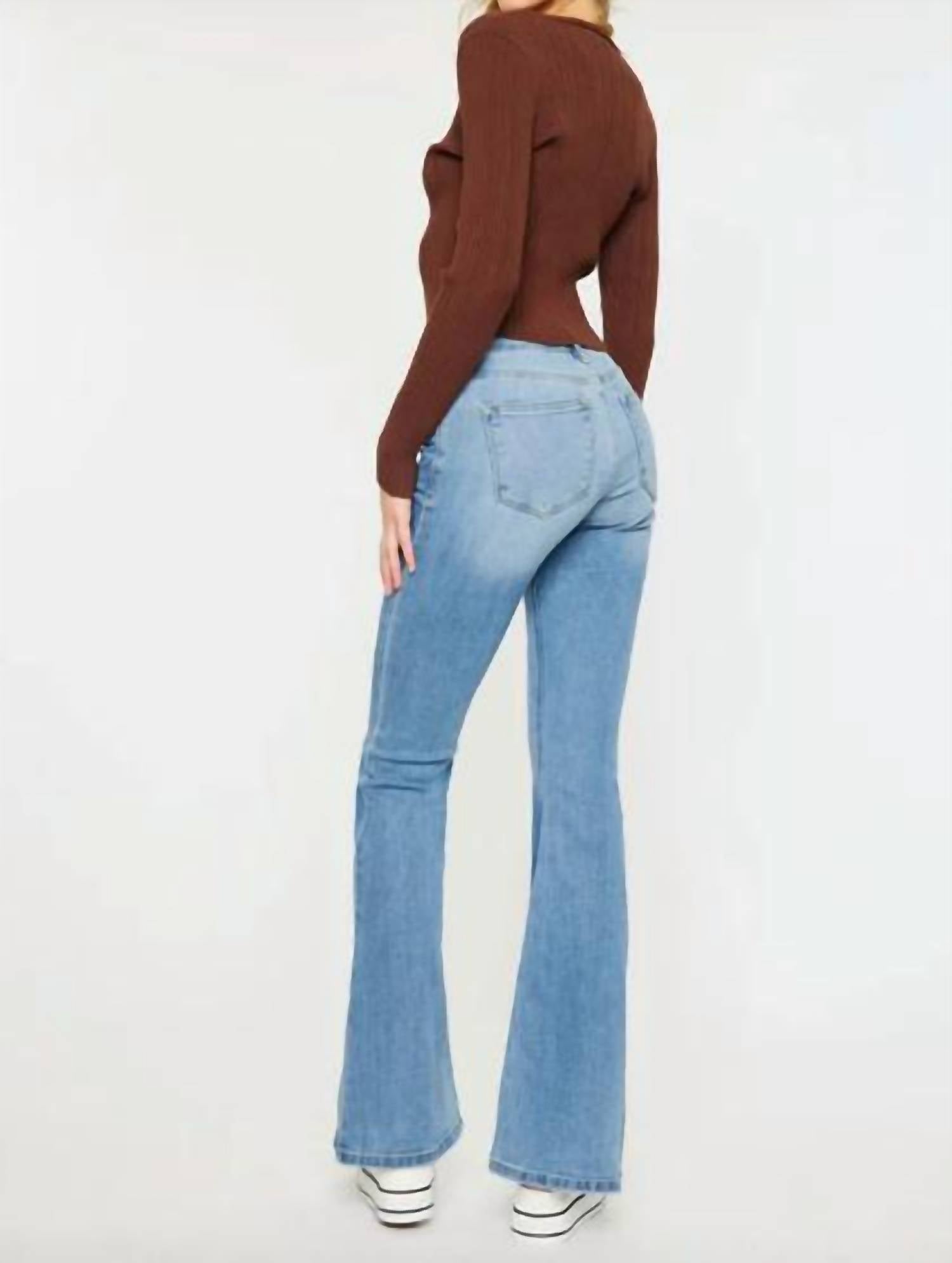 Kancan - Samuel Mid Rise Flare Jean