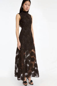 Rotate - 3D Flower Maxi Dress