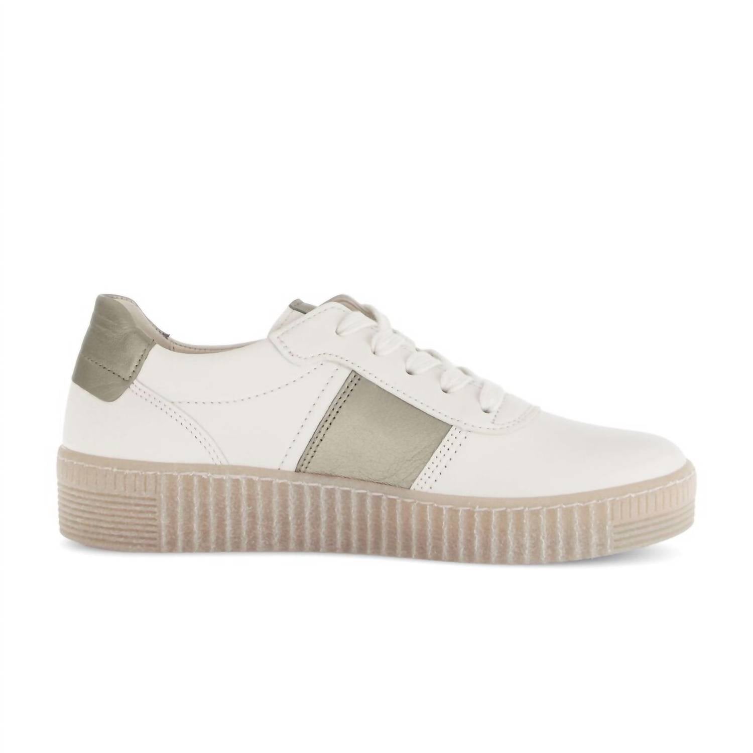 GABOR Women's Clarice Sneaker in panna - women's sneaker