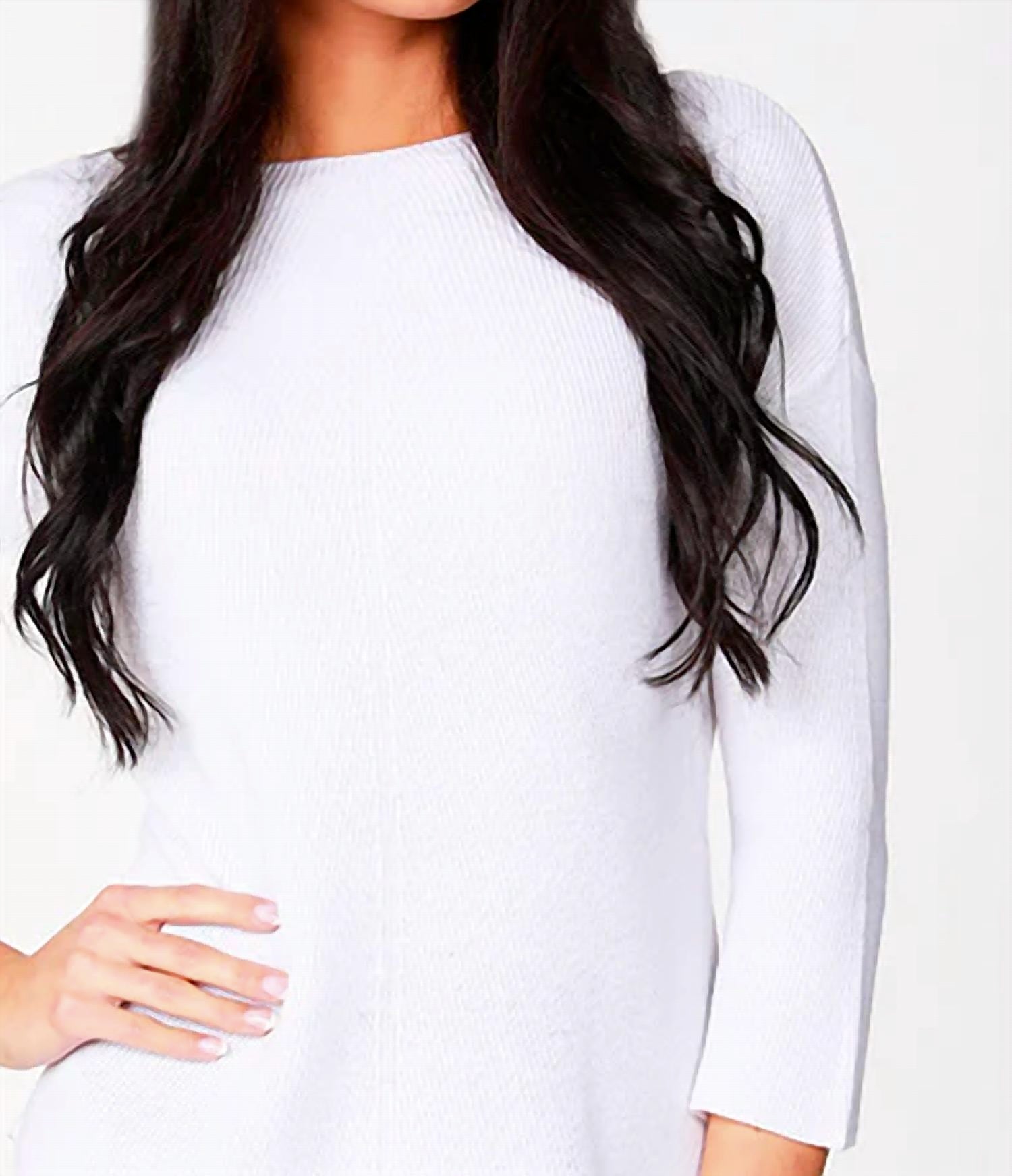 Angel Apparel - Ribbed Three Quarter Sleeve Top