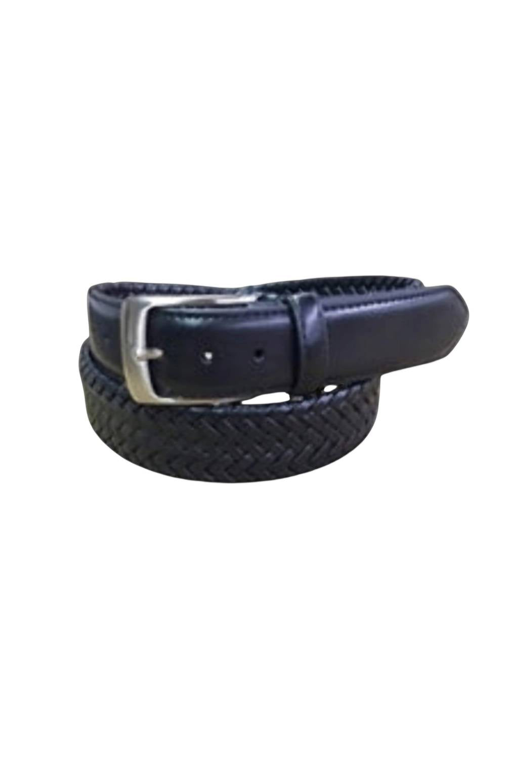 Danbury Accessories - Men's Leather Braided Dress Belt