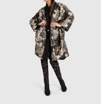 ALEMBIKA Eventide Brocade Jacket in floral - women's jacket - alternate view