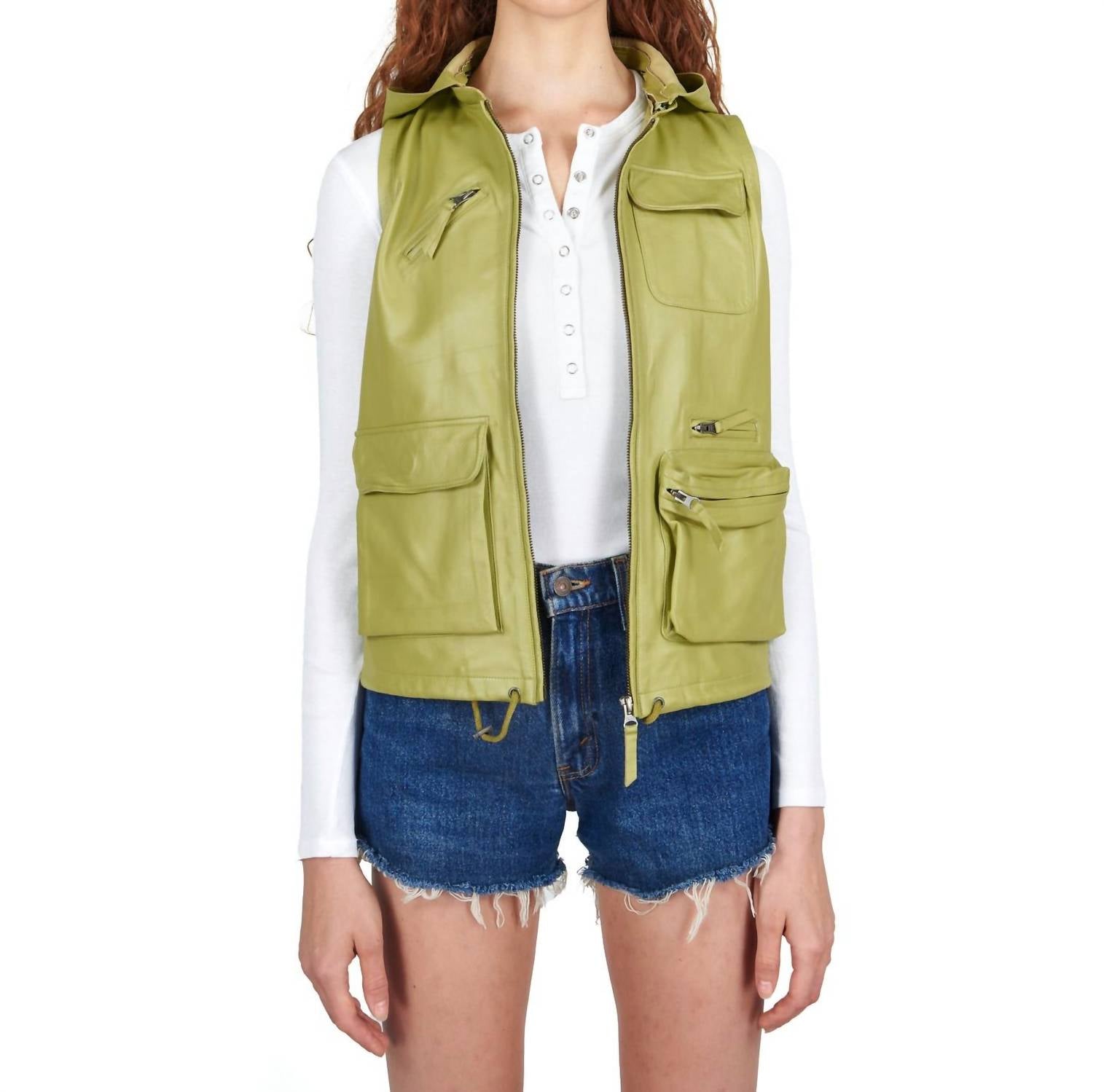 Jakett - Greta Washed Leather Vest