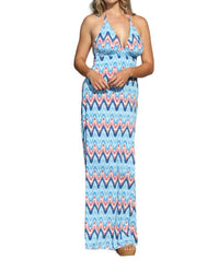 Veronica M - Halter Maxi Dress