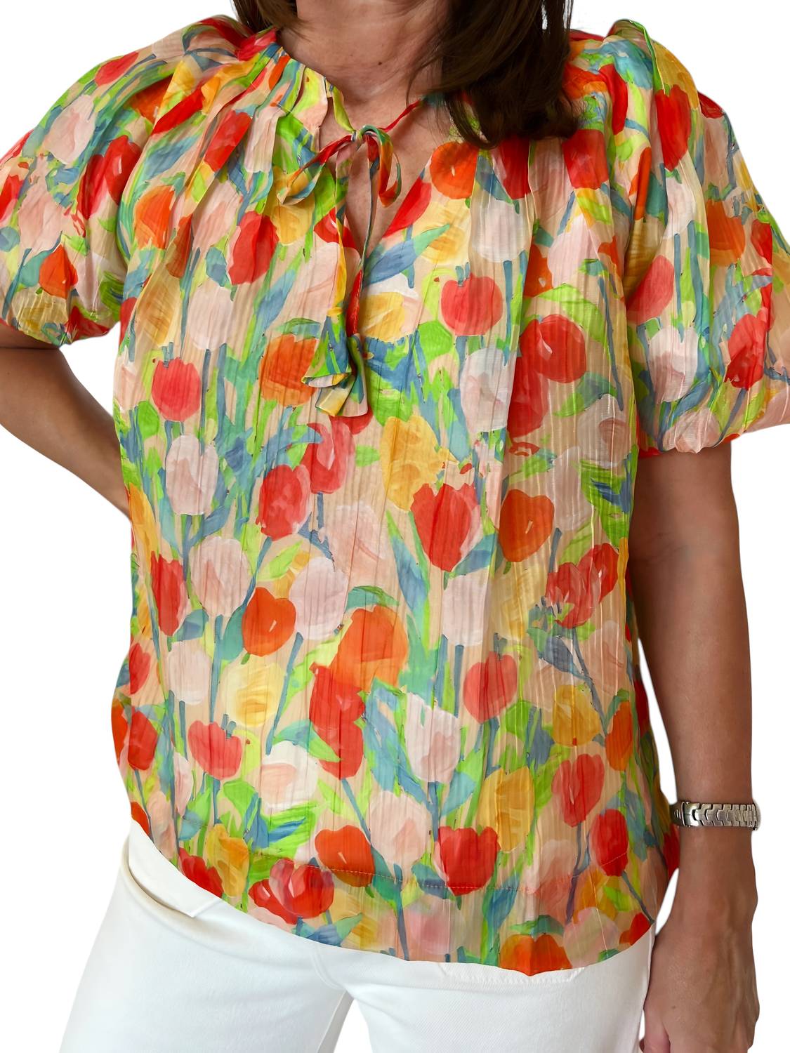 Jade - Heidi Puff Sleeve Top