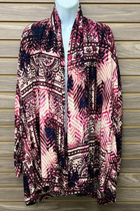 Loveriche - Women's Fuchsia Mix Cardigan