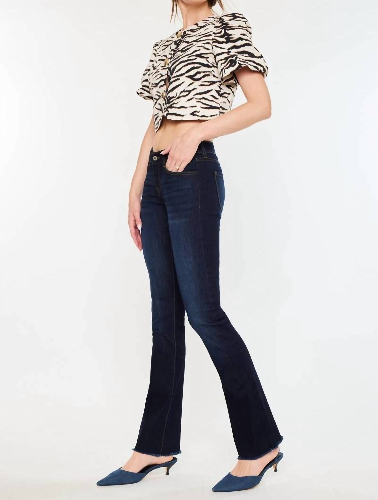 Kancan - Low Rise Bootcut Jeans