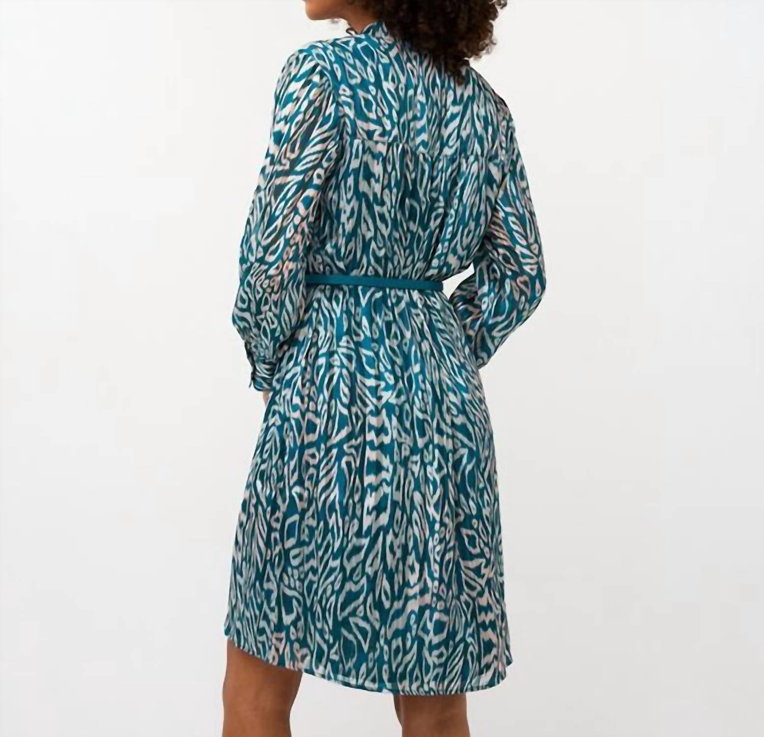 Esqualo - Long Sleeve Printed Dress