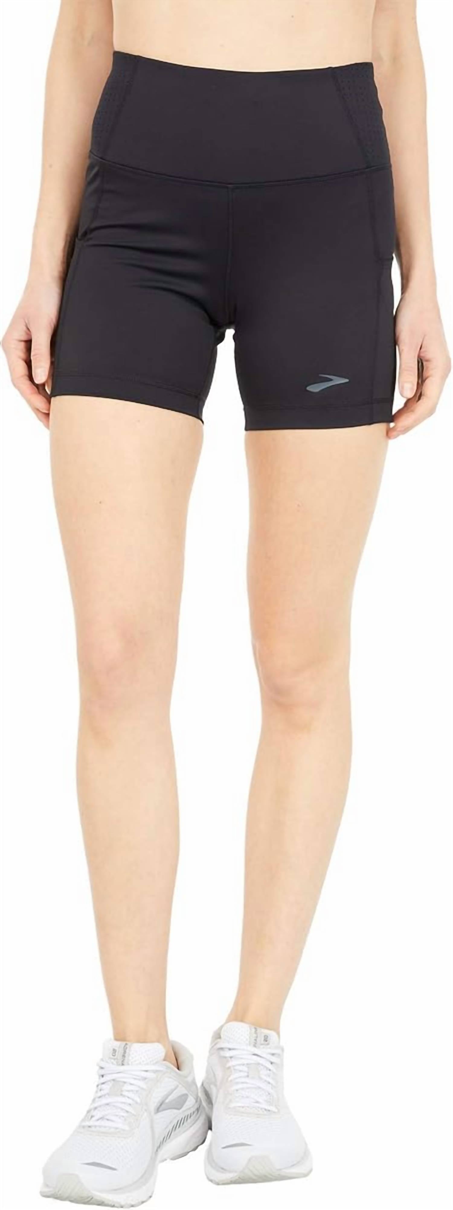 BROOKS Method 5" Short Tight in black - women's shorts - view 5