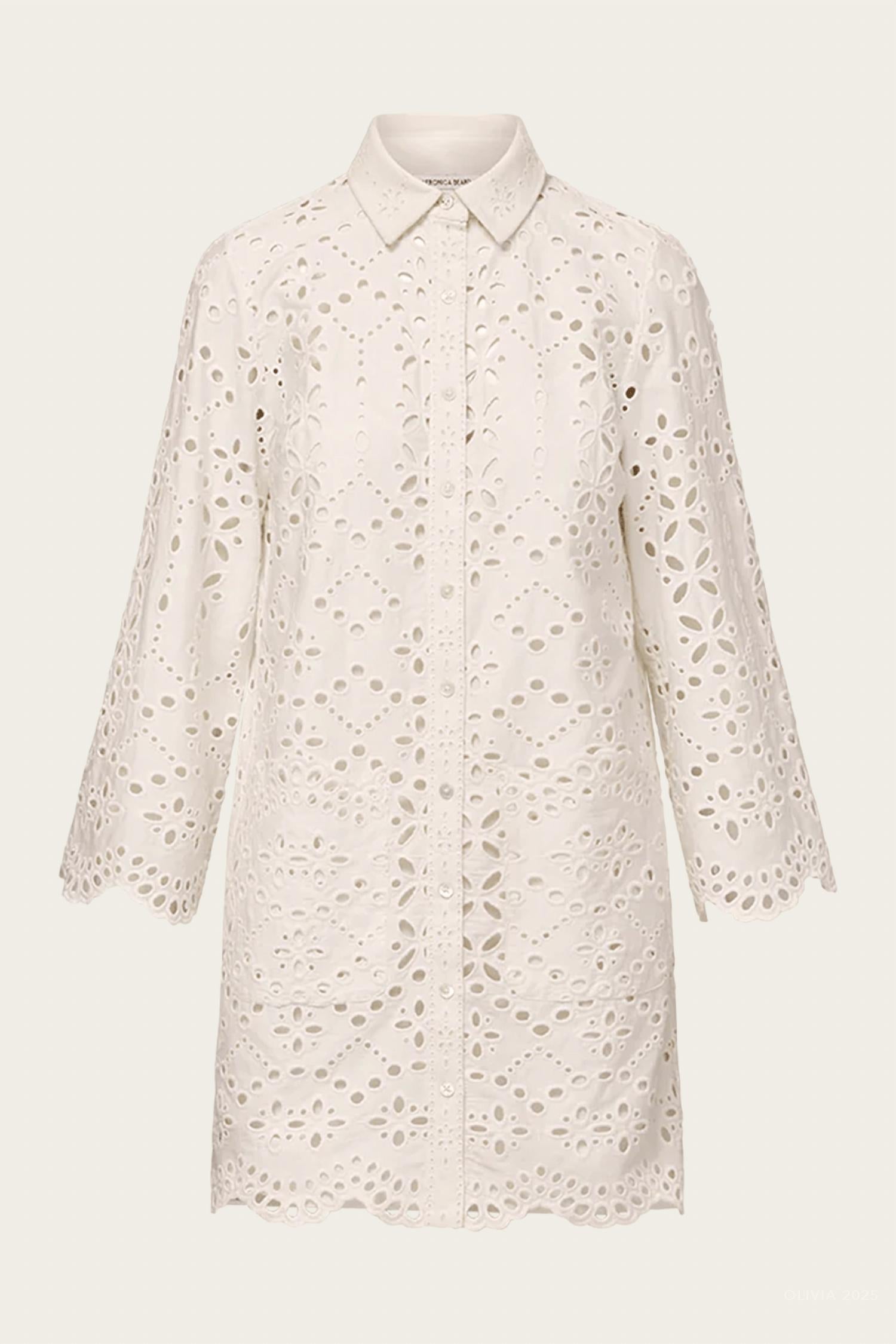 Veronica Beard - Sumatra Cotton Eyelet Dress