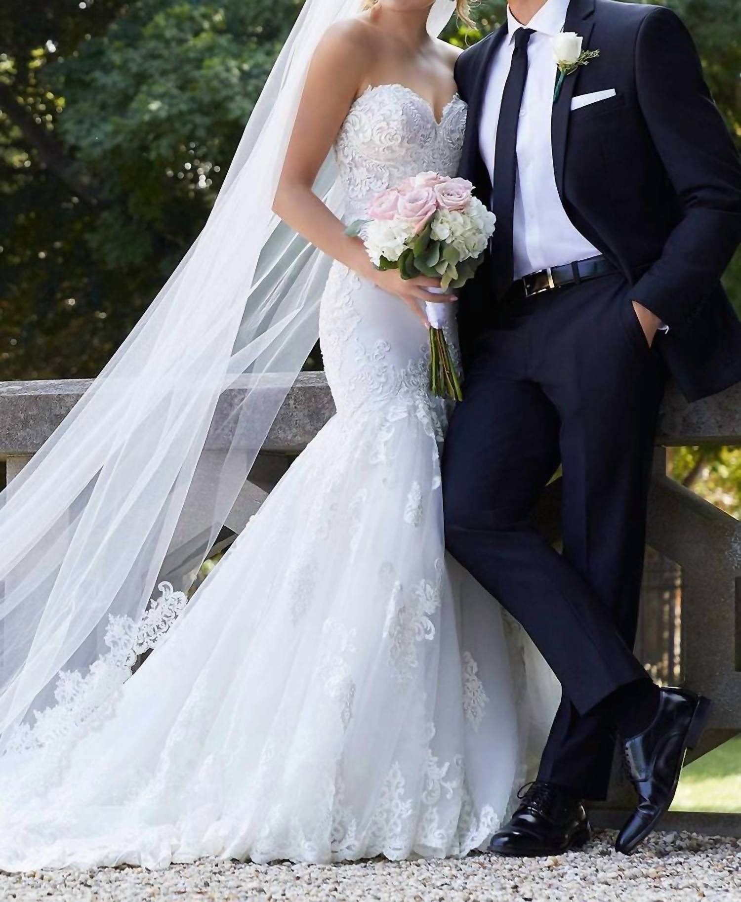 Morilee - Sonia Frosted Alencon Lace Dress