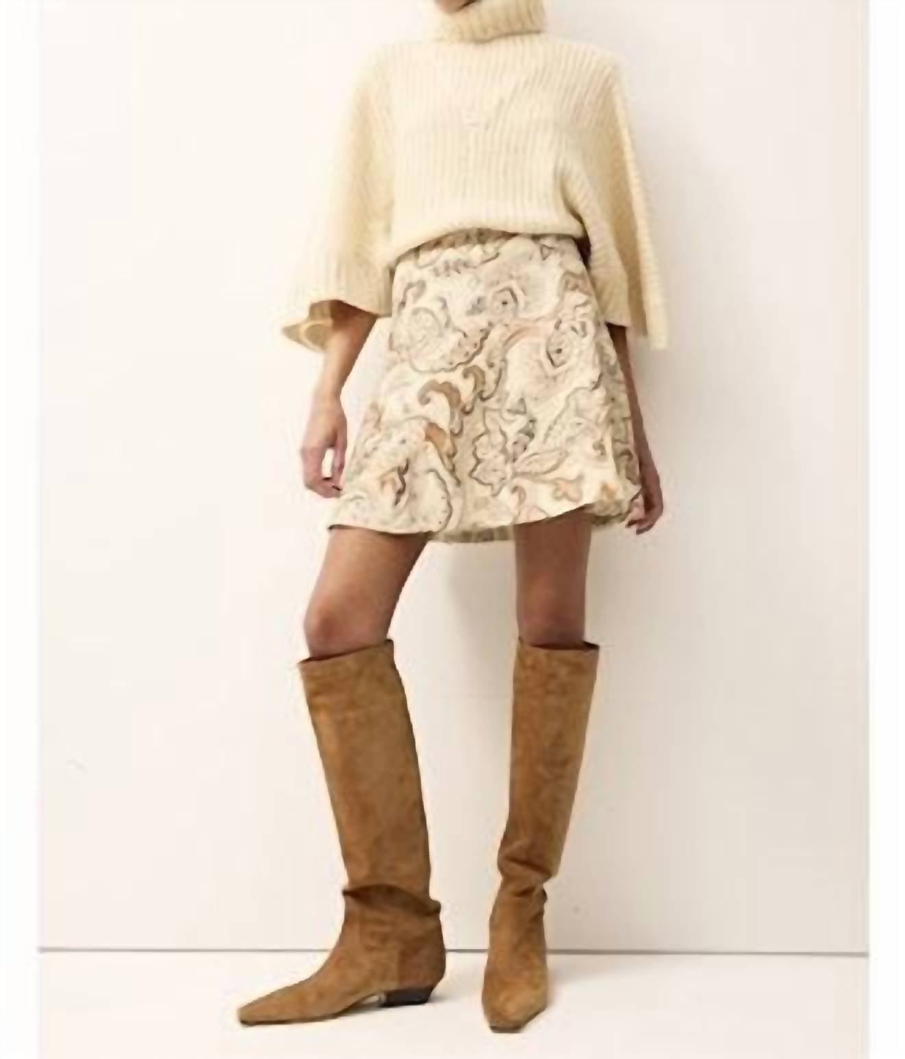 Marie Oliver - Crawford Vegan Leather Mini Skirt