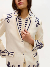 Carolina K - Vera Embroidered Blazer