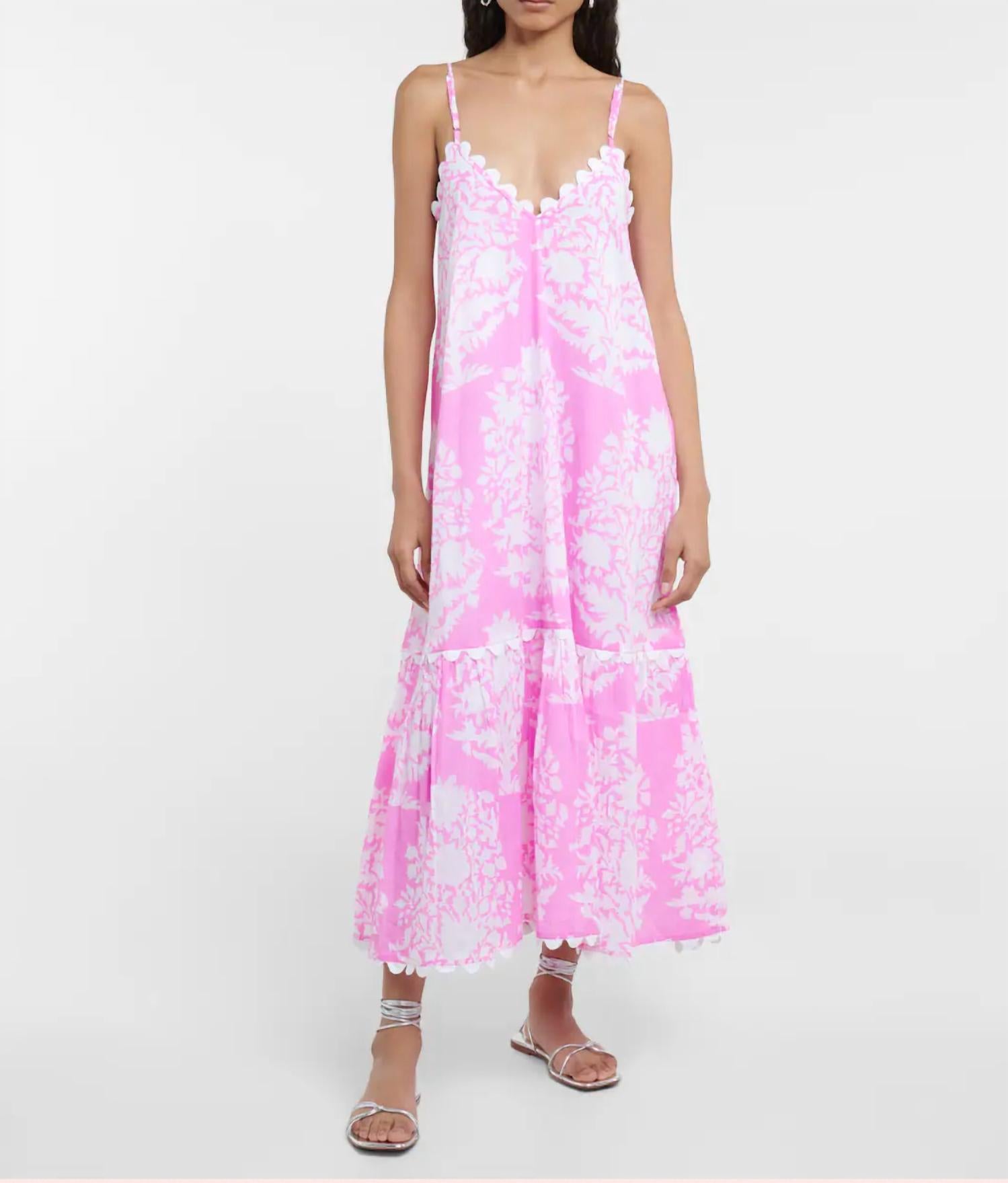 Juliet Dunn - Palladio Print Sash Bow Back Midi Dress