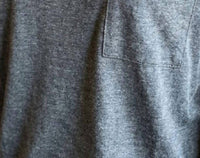 Blumin Basic Oversized Fit Tee in charcoal - women's t-shirt - detail view