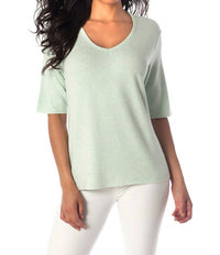 Jacqueline Kashmira V-Neck Short Sleeve