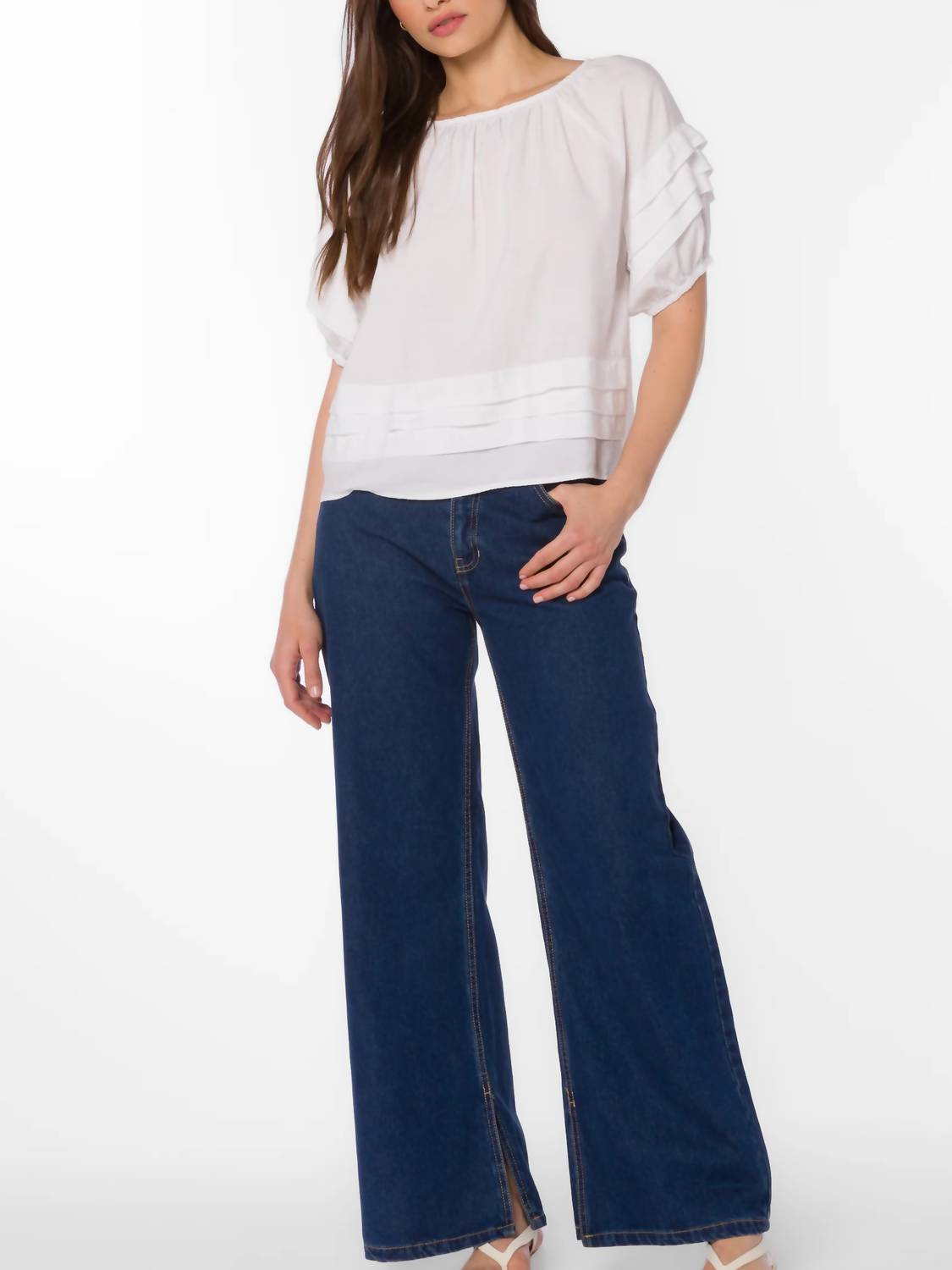 Velvet Heart - Tasha Puff Sleeve Top