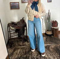 Lucky & Blessed - Boot Stitch Saddle Knit Cardigan