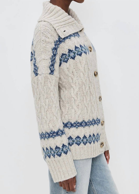 Faherty - Highland Fair Isle Cardigan