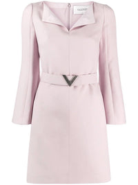 Valentino - V Pavé Belted Mini Dress