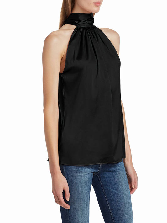Ramy Brook - Lori Silk High Neck Top