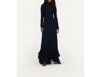 Rotate - Chiffon Maxi Ruffle Dress