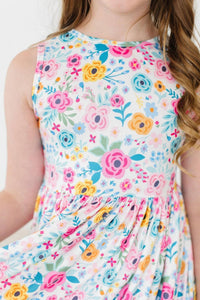 Mila & Rose - Sunshine Blooms Tank Twirl Dress