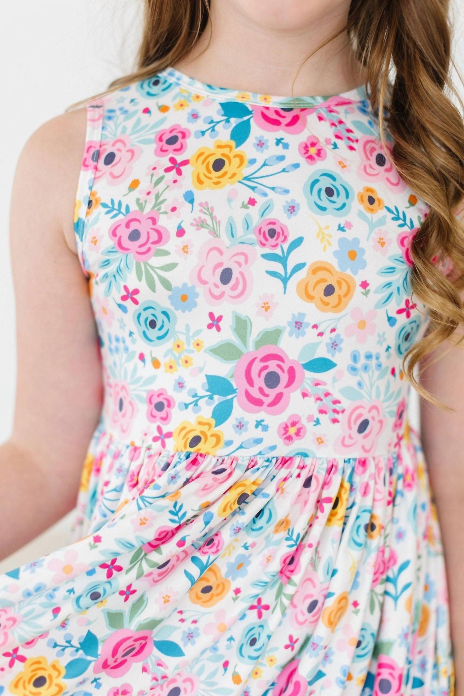 Mila & Rose - Sunshine Blooms Tank Twirl Dress