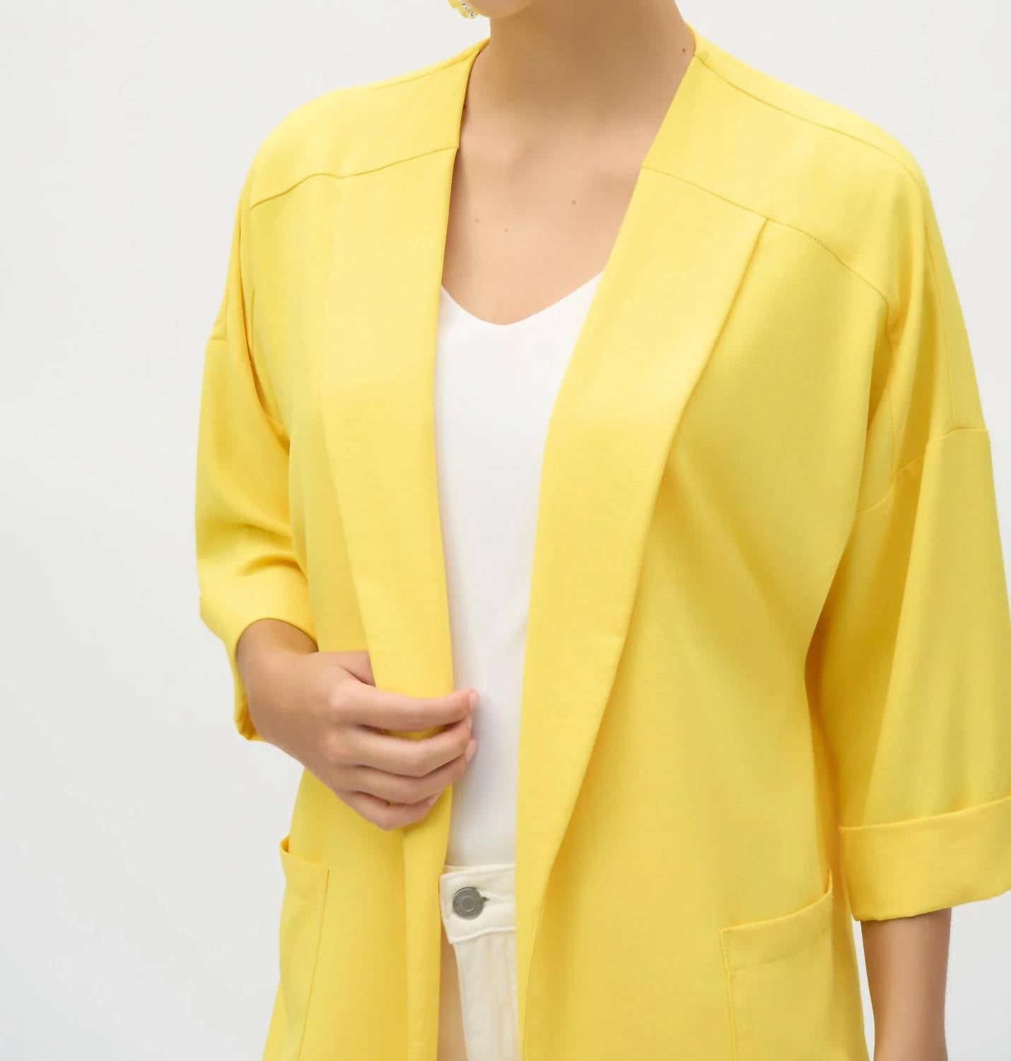Joseph Ribkoff - Open Front Relaxed Blazer Jacket