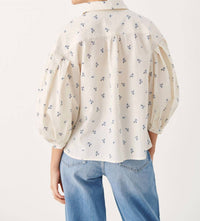 Part Two - Ninea Textured Tie Neck Blouse