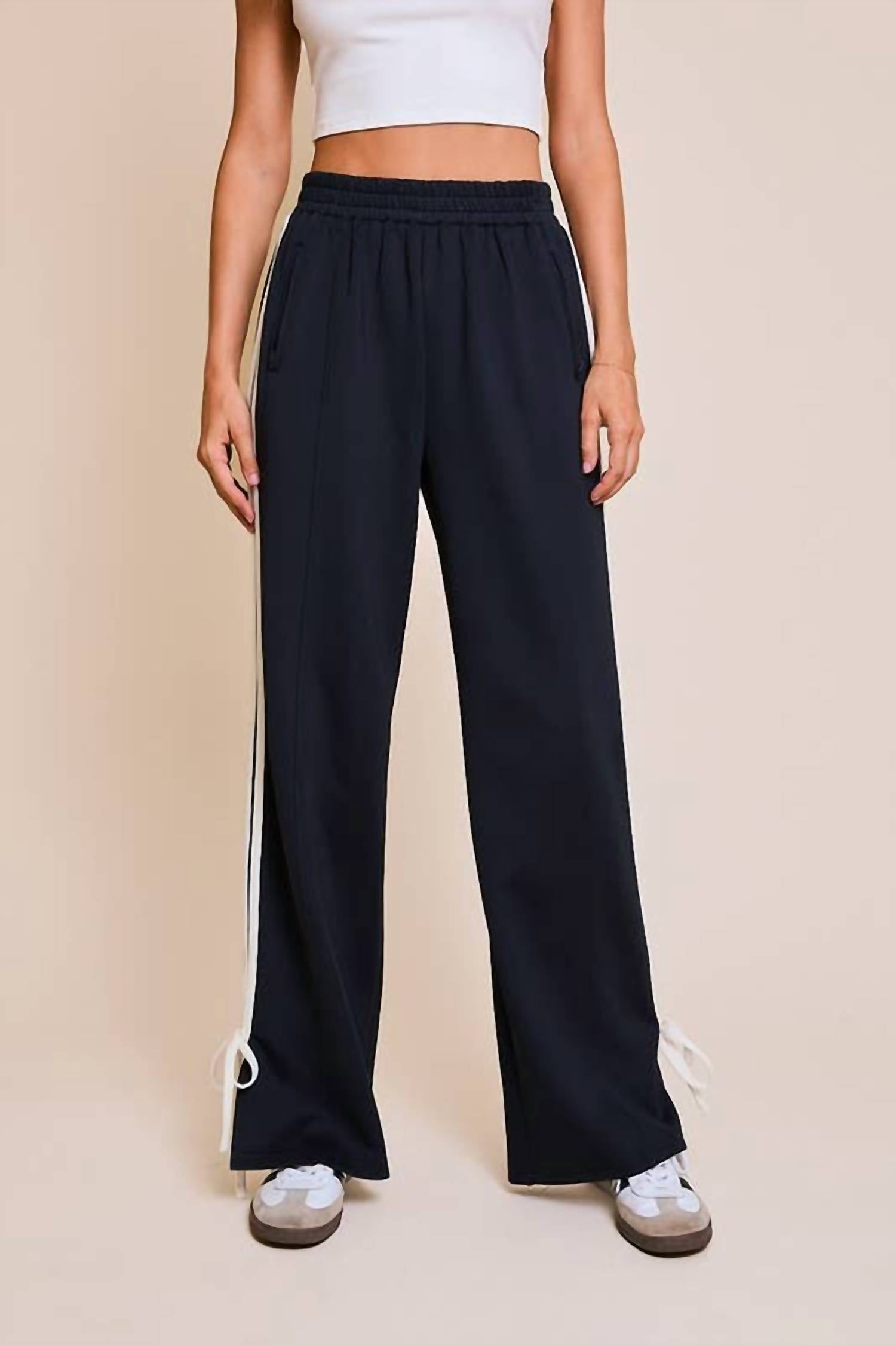 Le Lis - Track Pants with Bow Detail