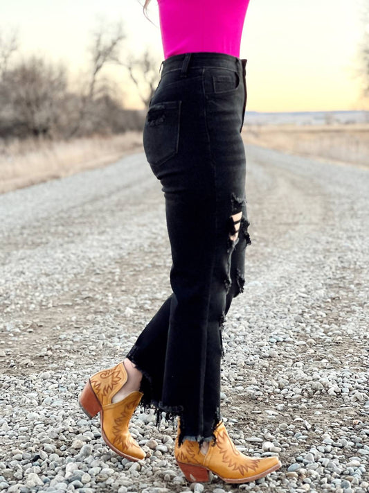 Blakely - Urban Distressed Crop Jeans