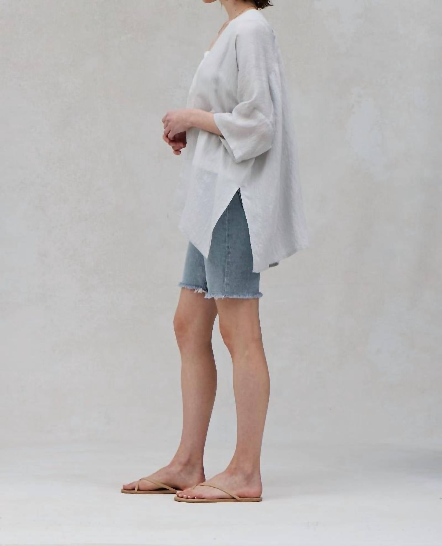 Grade & Gather - Lordes Oversized Crepe Kimono